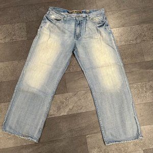 Mens BKE Buckle Marshall Denim Jeans 36 x 32 Distressed